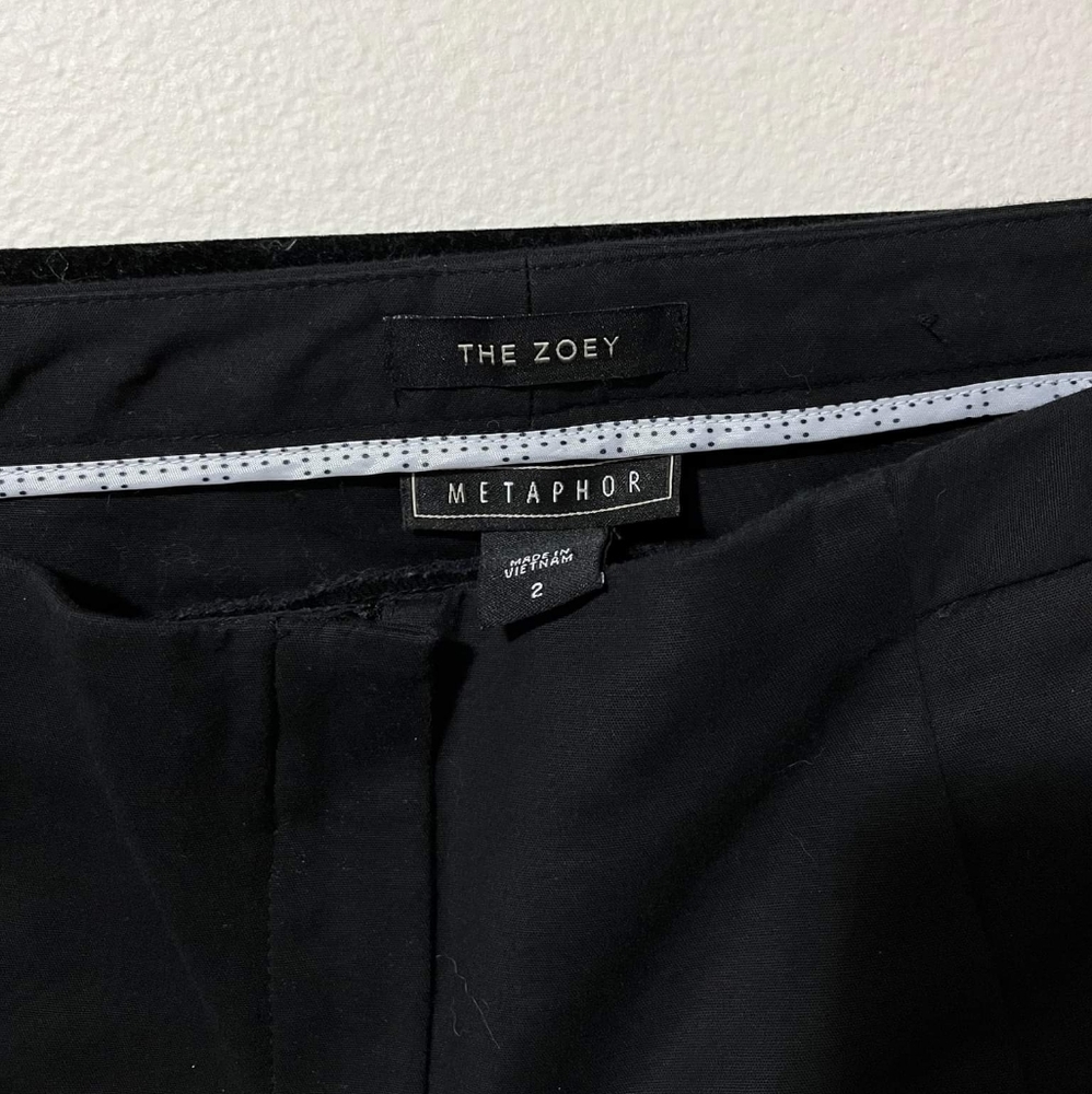 Metaphor The Zoey Black Fitted Dress Pants Size 2